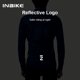 thumbnail image 4 of INBIKE - Maillot de ciclismo de manga larga para hombre, de forro polar de invierno, térmico, para ciclismo de carretera, con cremallera completa y 3 bolsillos, para MTB, 4 of 5