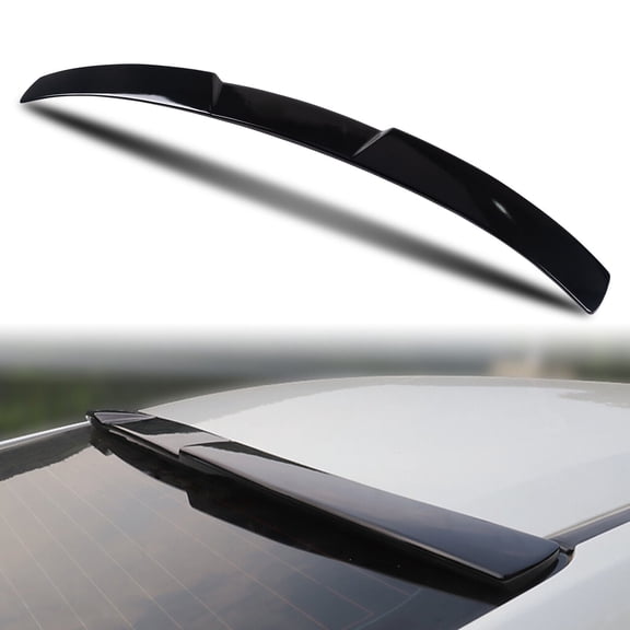 Rear Window Roof Spoiler Wing for 2016-2021 10th Honda Civic Sedan Glossy Black