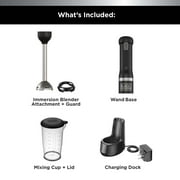 BLACK+DECKER Kitchen Wand Blender Kit, Black (BCKM1011K10)