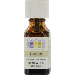 Aura Cacia 100% Pure Essential Oil Lemon 0.5oz Liquid