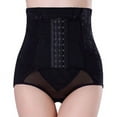 thumbnail image 2 of Douhoow Women High Waist Tummy Shaper Postpartum Panties Body Corset Waist Trainer Shaping Briefs, 2 of 6