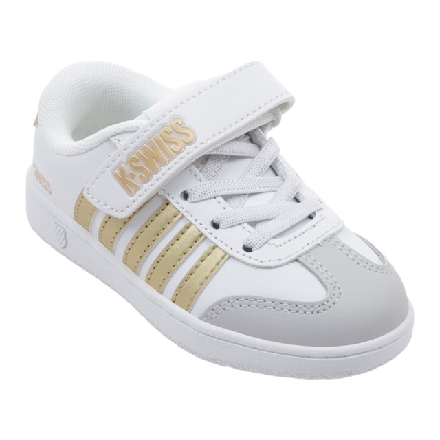 Tenis K-Swiss Francis Court Kids Para niña Color Dorado