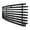 Black, variant on APS Compatible with Ford Excursion F-250 F-350 F-450 F-550 2005-2007 Lower Bumper Stainless Steel Chrome Horizontal Billet Grille Grill Insert F65798A