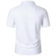 thumbnail image 5 of pstuiky Camisa de manga corta para hombre, Camisa de manga corta con cuello vuelto, versátil, de color liso y estilo informal para hombre camisas casuales para hombre s, 5 of 5