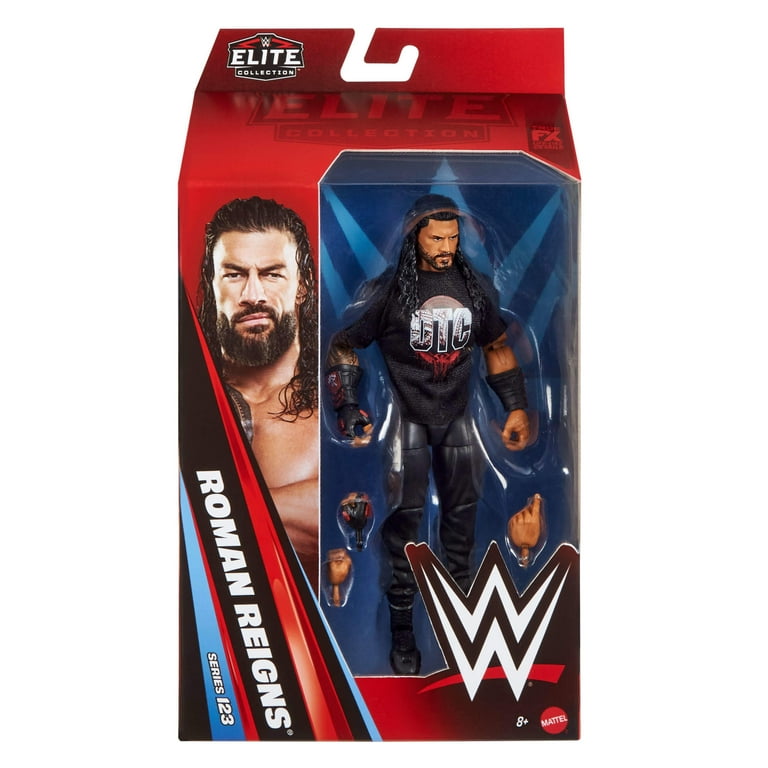 WWE Elite Roman Reigns Action Figure, Series #123 Set, 6-inch