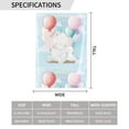 thumbnail image 3 of Easygdp Cute Elephant Garden Flag Yard Flag Welcome Flag, Double-Sided, Weather Resistant for Outdoor Decor - 28"x40", 3 of 9