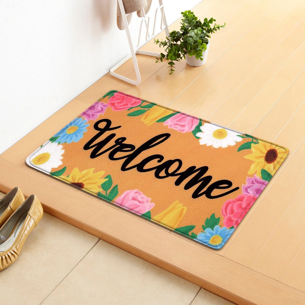 Non Slip Floor Entrance Door Mats Indoor Outdoor Doormats Home Decorate Walmart Canada