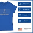 thumbnail image 6 of Shelby Logo Honeycomb Grille T-Shirt Mustang Cobra GT Muscle Car GT500 GT350 Performance Powered by Ford Women's Tee, 6 of 7