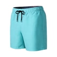 thumbnail image 5 of Spazoro Boys Swim Trunks with Mesh Liner, Summer Quick Dry Breathable Elastic Waist Beach Board Shorts Green Size 6, 5 of 9