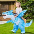 thumbnail image 6 of GOOSH 48 Inch Kids Inflatable Dinosaur Costume, Blow Up Dinosaur Costume Inflatable Dino Costume, Funny Halloween Costumes for Boys Girls Unisex Blow Up Costume for Halloween/Party/Cosplay, 6 of 7