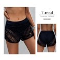 thumbnail image 5 of Pantalones cortos de baño para mujer Traje de baño de cintura alta Traje de baño de encaje Traje de baño Bañadores, negro, xxl Feliz Sencillez, 5 of 5