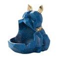 thumbnail image 1 of Cenicero geométrico con forma de animal, coleccionable, para pasillo, regalo para hombre. Azul, 1 of 9