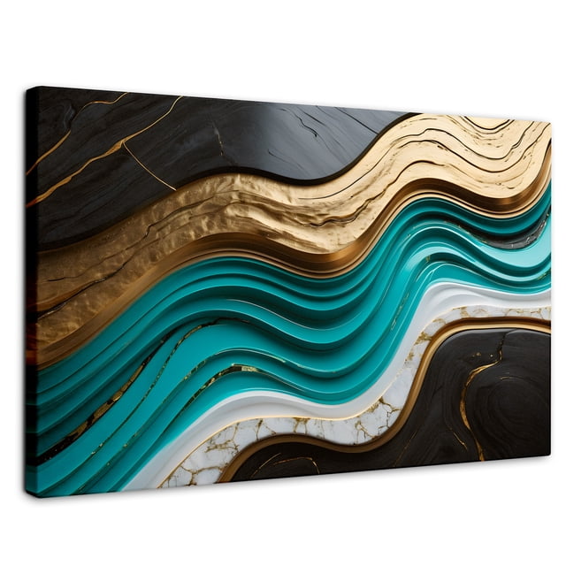 Cuadro Decorativo Canvas Abstracto Belleza Abstracta 90x60 Canvas Revolution