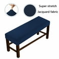 thumbnail image 2 of Dowbom Stretch Dining Room Bench Covers,Upholstered Bench Seat Cushion Slipcovers Anti-Dust Removable Washable Spandex Jacquard Bench Slipcover for Kitchen Living Room Bedroom-large-H, 2 of 7