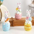 thumbnail image 6 of Easter decorations Cute Easter bunny for egg resin decorated home party gifts, 6 of 8