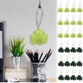 thumbnail image 1 of Decoraciones para el Día de San Patricio, Accesorios para el Día de San Patricio, Regalos para el Día de San Patricio: 24 decoraciones para el Día de San Patricio con colgantes rellenos de verde., 1 of 9