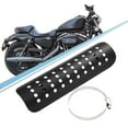 thumbnail image 3 of Universal Motorcycle Exhaust Heat Shield Muffler Guard for Harley with 90-110mm Clamps Black, 3 of 6