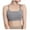 Gray, variant on Wireless Bras Women Seamless Bra Feature V-Neck Soft Bra Style W-971 Khaki XL