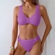 thumbnail image 1 of Traje de baño para mujer, moda, cómodo, color sólido, bikini, traje de baño de color liso para mujer, conjuntos de bikinis, trajes de baño para mujer, 1 of 8