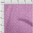 thumbnail image 2 of oneOone Polyester Spandex Fuschia Pink Fabric Chevron Fabric For Sewing Printed Craft Fabric By The Yard 56 Inch Wide, 2 of 5