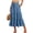 Sky Blue, variant on Women's Long Skirts Flowy High Waist A Line Skirts Summer Pleated Loose Causal Skirts, XL