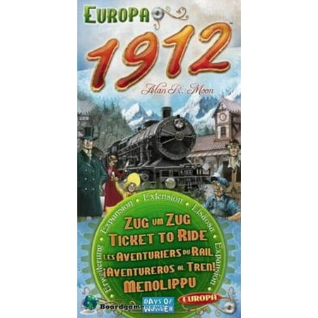 1912 Europe Ticket To Ride Expansion Pack