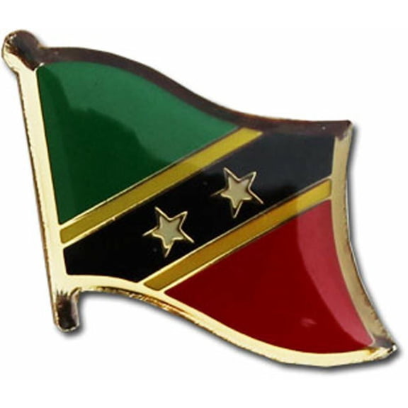 St Kitts Nevis Country Flag Bike Motorcycle Hat Cap lapel Pin