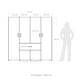 thumbnail image 5 of Ropero Armario Bonn Rovere 180x180x50 Closet MDP Maderkit Practimac M01328CL-BLRO, 5 of 10