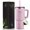 Pink, variant on SipX™ 30 oz Insulated Tumbler with Handle & Straw – Vacuum Insulated Stainless Steel, Leakproof, Black