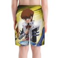 thumbnail image 5 of Yu-Gi-Oh Characters Boy's Board Shorts Teen Swim Trunks Drawstring Quick Dry Beach Shorts Summer Swimsuits with Mesh Lining and Pockets, 5 of 8