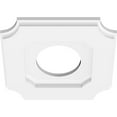 thumbnail image 2 of 10"OD x 4"ID x 6"C x 1"P Locke Architectural Grade PVC Contemporary Ceiling Medallion, 2 of 11