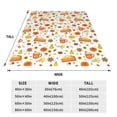 thumbnail image 3 of Bingfone Autumn Print Flannel Fleece Blanket Throw Blanket for Bed,Sofa,Couch,Travel,Camping(80"x60" ), 3 of 8