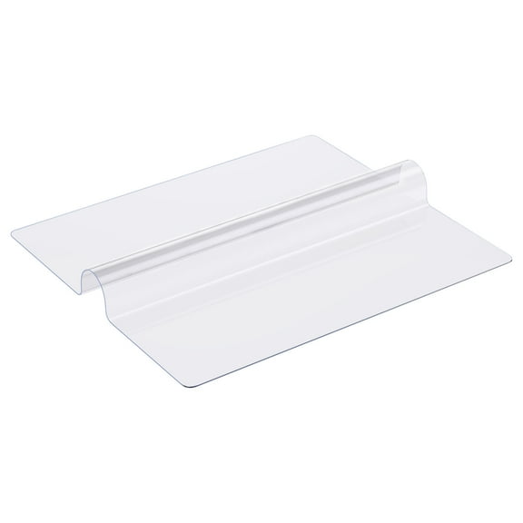 KFFKFF Clear PVC Table Cover, Dimensions 54x54 Inches, 2.0 mm Thickness, Square Desk Mat, Water-Resistant and Simple to Clean, Ideal for Office, Dining Room, Dresser or Nightstand