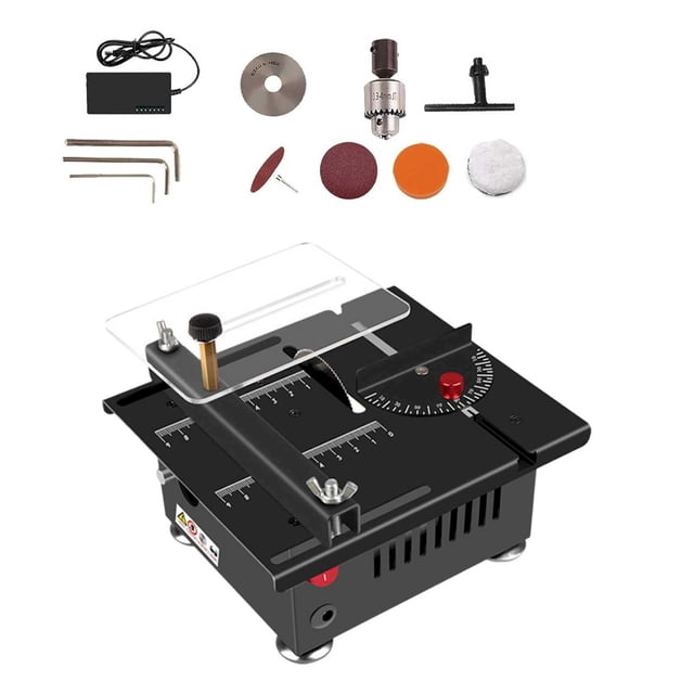 WHEANG Mini Multi Functional Table Portable Mini Table for Wood Cutting Mini Table for Crafts Adjustable Cutting Sanding Engraving Drilling Machine Liftable A Multi-Color