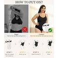 thumbnail image 5 of MANIFIQUE Plus Size Shapewear Bodysuit for Women Tummy Control Body Shaper Snatched Waist Body Suit, 5 of 6