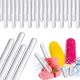 thumbnail image 1 of 80 palitos de helado acrílicos reutilizables CHAO color transparente para manualidades, 1 of 5