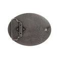 thumbnail image 2 of CTM Blank Braided Oval Belt Buckle, 2 of 4