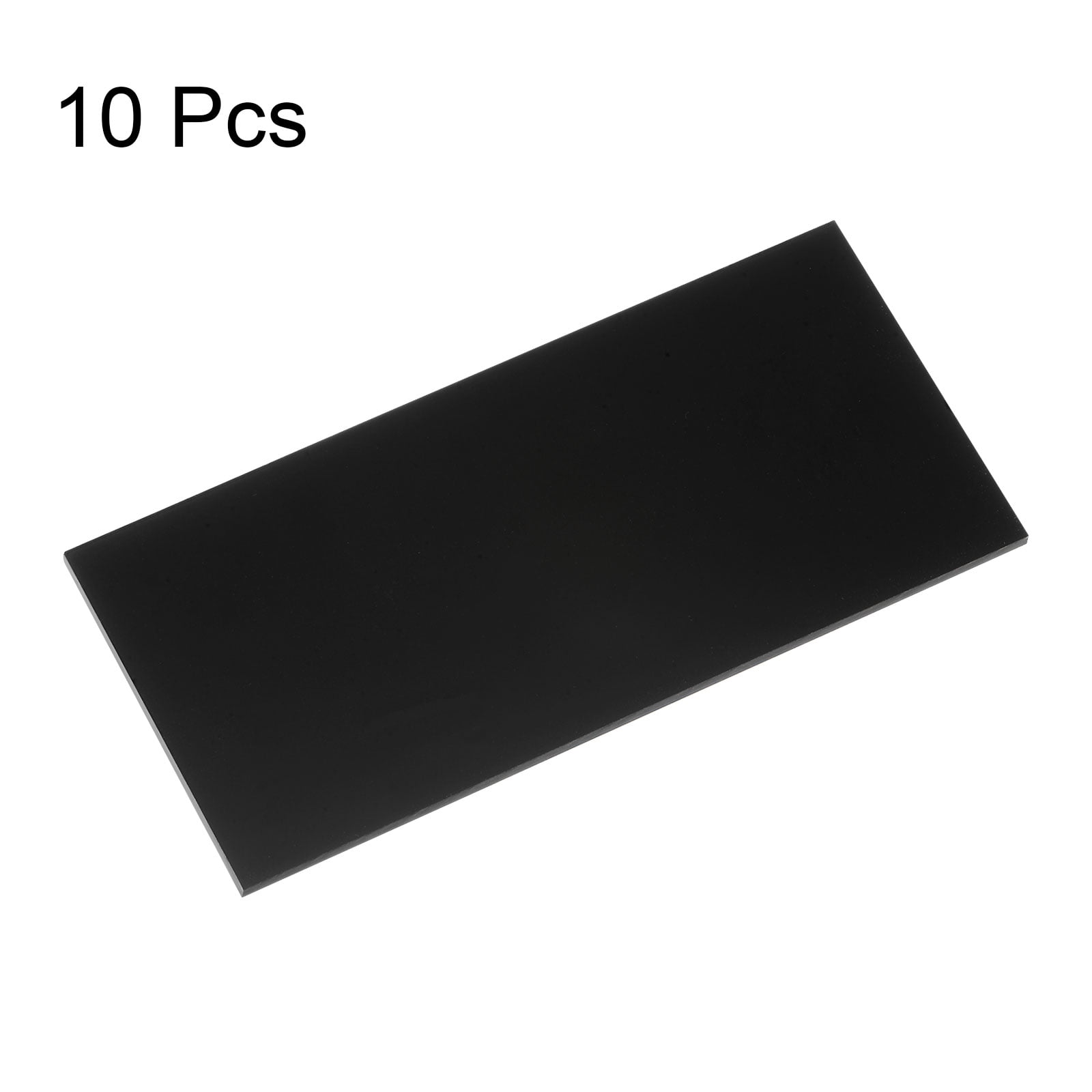 Uxcell 10packs Welding Lens 2" x 4.25" Shade 9 Plastic Glass Replacement Lens Black