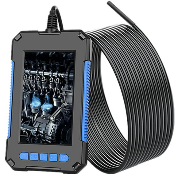 Industrial Borescope, Waterproof Snake Camera Screen Digital Inspection Camera - Blue,14.5*8.5*1.8cm