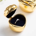 thumbnail image 4 of Ring Box Wedding Ring Case Rose Bud Engagement Ring Holder Jewelry Display Box, 4 of 8