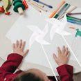 thumbnail image 3 of KONTONTY 24Pcs Bulk White Paper Plastic for Classroom Activity Fun Decorative, 3 of 8