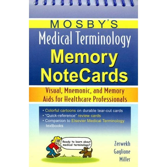 Pre-Owned Mosby's Medical Terminology Memory NoteCards, Paperback