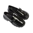 thumbnail image 4 of XY London Womens Adelaide Patent Buckle Detail Chunky Platform Loafers, 4 of 4