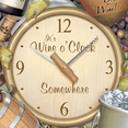 thumbnail image 3 of The Bradford Exchange Wine O’clock A Wine Lover’s Sculptural Wall Clock With Corkscrew Pendulum 14.25-inches, 3 of 4