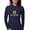 Navy, variant on CafePress - Delta Tau Delta Gold Stacked Signature Long Sleeve T Shirt - Womens Hooded Shirt