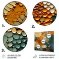 thumbnail image 3 of Designart "Earthy Euphony Hardedge Art wall decor VI" Abstract Wall Art Living Room, 3 of 4