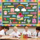 thumbnail image 2 of Methold Conjunto de decoración de tablón de anuncios para apertura escolar, recortes motivacionales, decoraciones de pared coloridas Kits de experimentos de química 88 piezas, 2 of 6