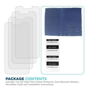 Tech Armor HD Clear Plastic Film Screen Protector NOT Glass for Apple New iPhone 13 mini 5.4 - Case-Friendly, Scratch Resistant, Haptic Touch Accurate [4-Pack]