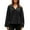 Black, variant on Nmnitkp Womens Tweed Blazers Casual Long Sleeve Open Front Blazer Jackets Work Suits Brown,L