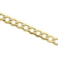 thumbnail image 4 of 10K Yellow Gold 9.50mm Hollow Plain Cuban Curb Link Chain Necklace 28 Inch, 4 of 7